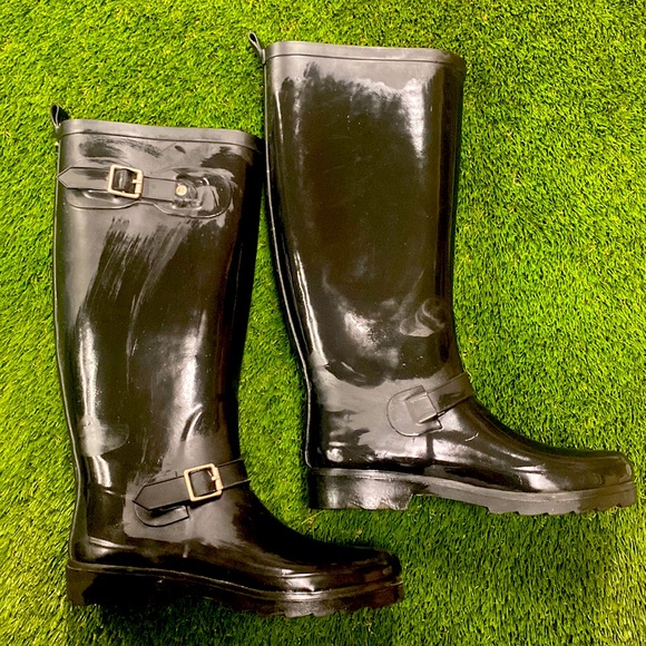 Joe Fresh Moto Rain boots - size 36 - Picture 1 of 8